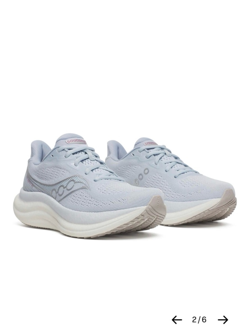 Saucony Triumph 23 Women's Light Blue Running Shoes - Cushioned Support